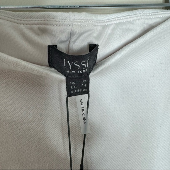 NWT LYSSE Happy Hour Braided White Crop Pant XS - Picture 5 of 7